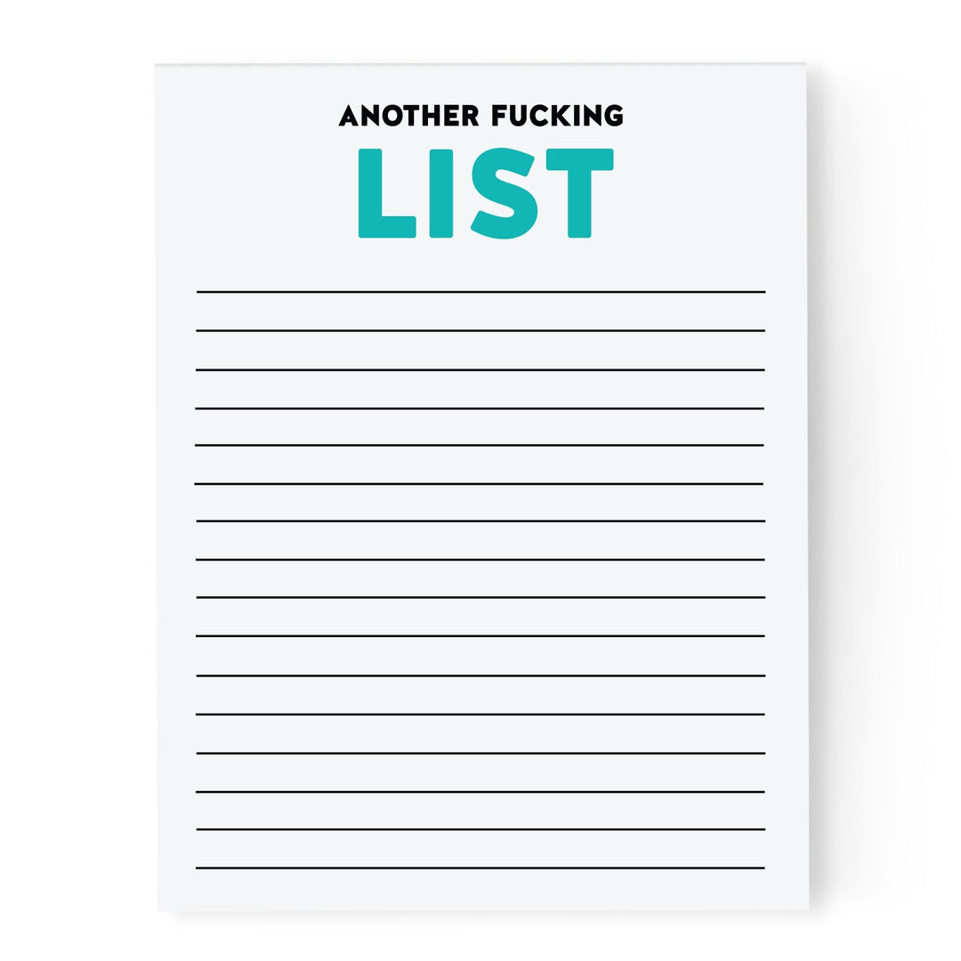 Another Fucking List | Notepad - Pretty by Her- handmade locally in Cambridge, Ontario