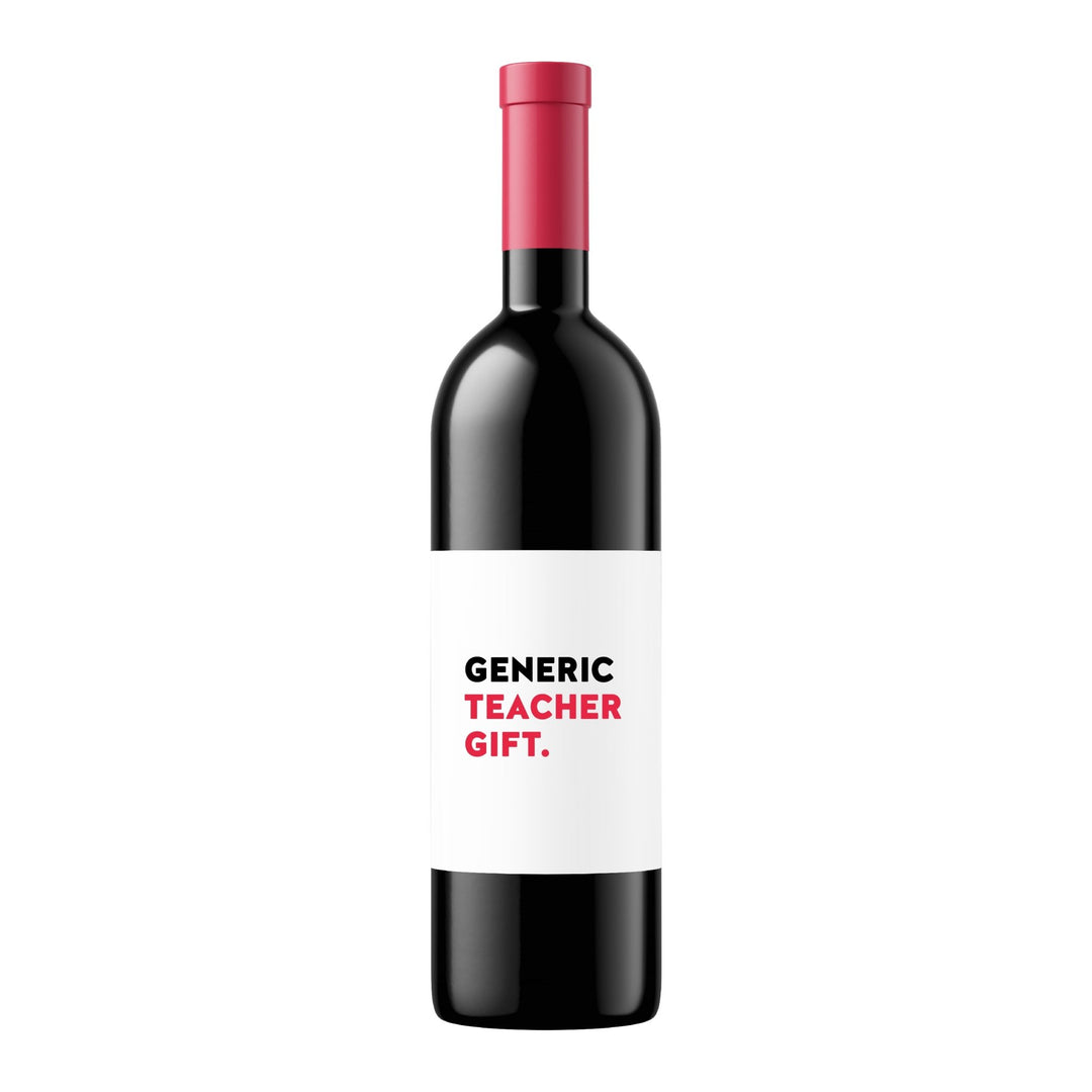 Generic Teacher Gift | Wine Label - Pretty by Her- handmade locally in Cambridge, Ontario