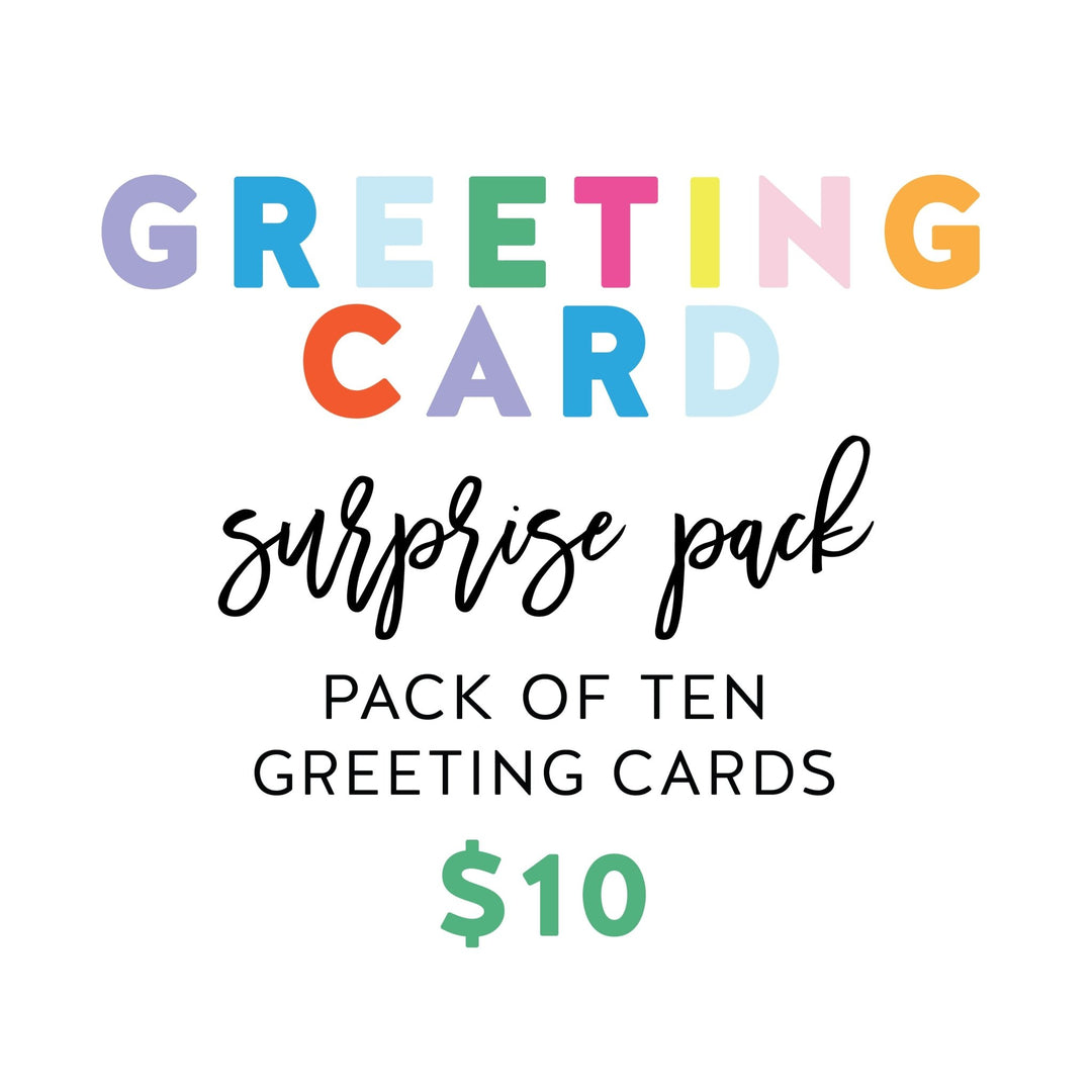 Greeting Card Surprise Pack - Pretty by Her- handmade locally in Cambridge, Ontario