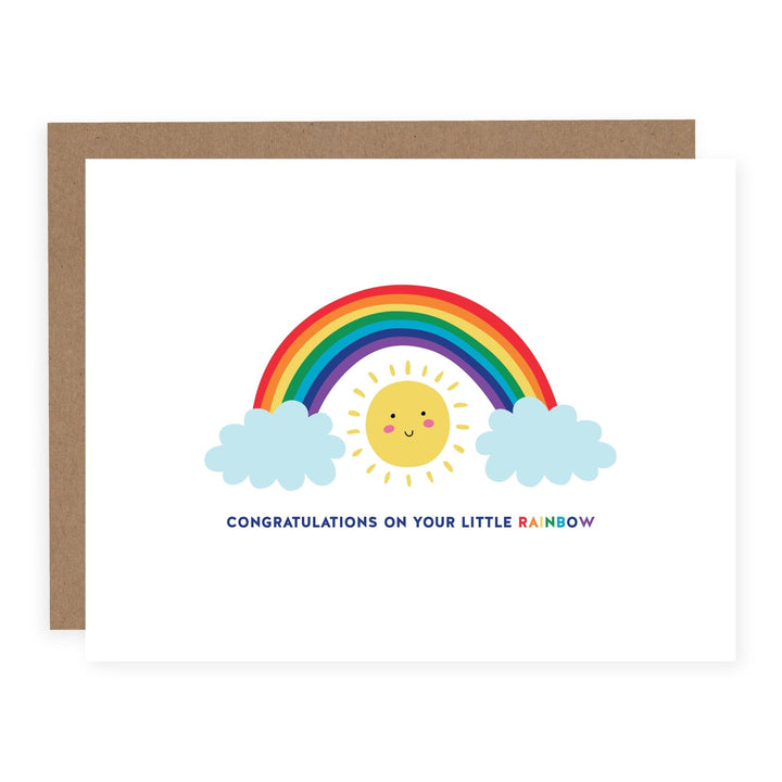 Little Rainbow | Card - Pretty by Her- handmade locally in Cambridge, Ontario