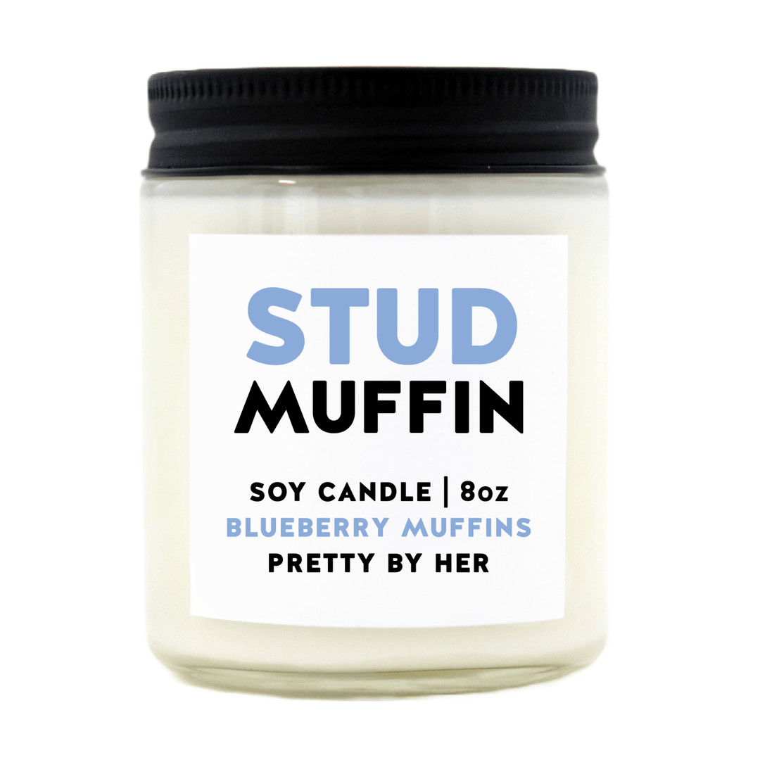 Stud Muffin | Soy Wax Candle - Pretty by Her- handmade locally in Cambridge, Ontario