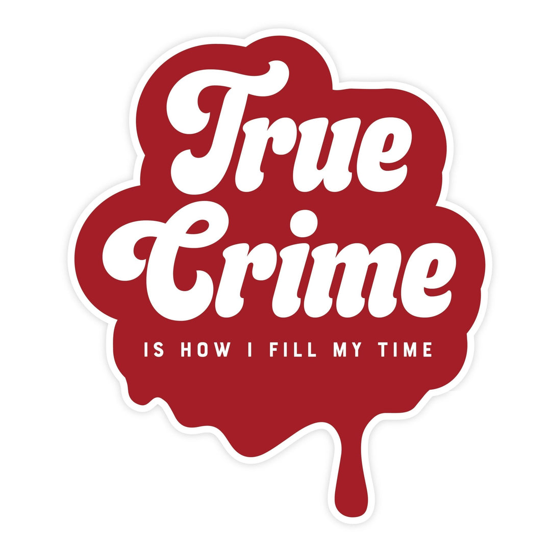 funny true crime sticker