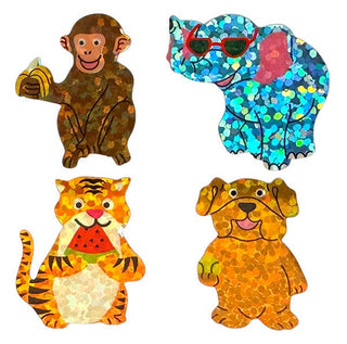 Sparkle Animals Having Fun Mini Stickers Sheet