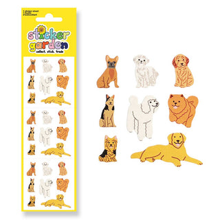 Glossy Various Dog Fun Stickers