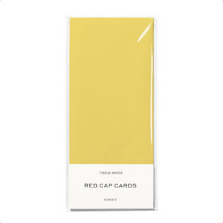 Butter Yellow tissue paper: 8 Sheets