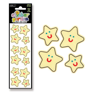 Glow in the Dark Happy Stars Stickers