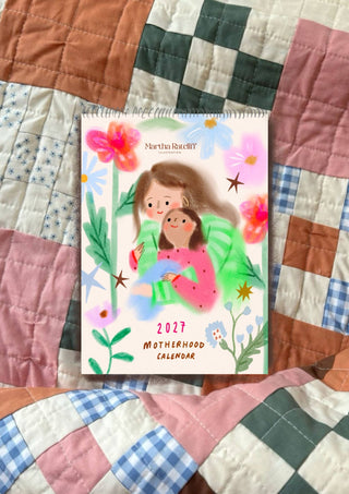 2027 Motherhood Calendar - Pretty by Her- handmade locally in Cambridge, Ontario