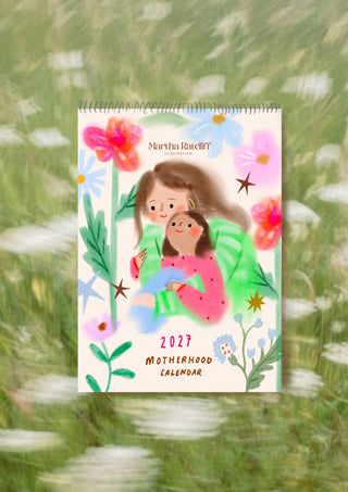 2027 Motherhood Calendar - Pretty by Her- handmade locally in Cambridge, Ontario