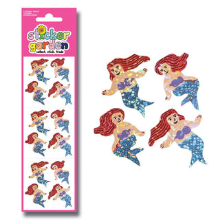 Sparkle Mermaid Stickers Nostalgia