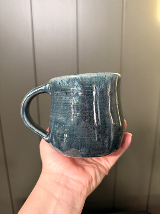Slate Blue Speckled Ceramic Mug