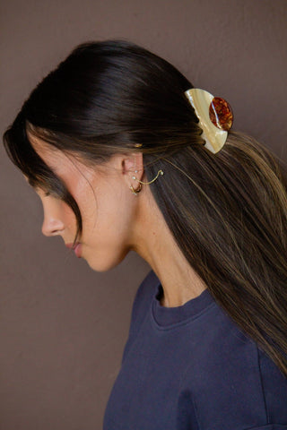 Acorn Claw Clip - Pretty by Her- handmade locally in Cambridge, Ontario