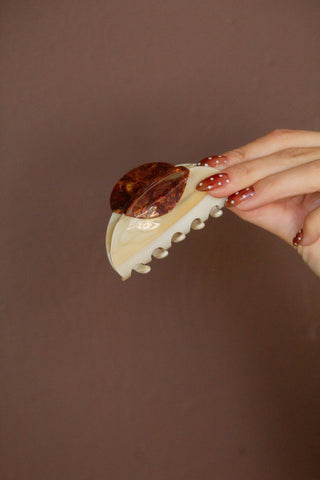 Acorn Claw Clip - Pretty by Her- handmade locally in Cambridge, Ontario