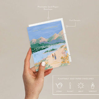 Adventure Companion - Anniversay Card - Pretty by Her- handmade locally in Cambridge, Ontario