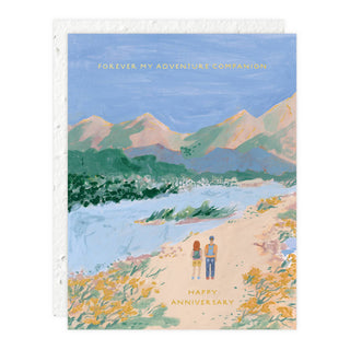 Adventure Companion - Anniversay Card - Pretty by Her- handmade locally in Cambridge, Ontario
