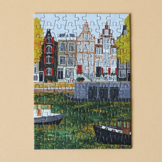 Amsterdam mini puzzle, 99 pieces - Pretty by Her - handmade locally in Cambridge, Ontario