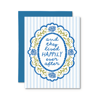 And They Lived Happily Ever After Card - Pretty by Her - handmade locally in Cambridge, Ontario