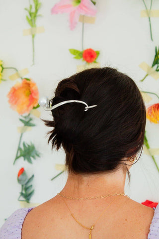 Antoinette Hair Pin: Gold - Pretty by Her- handmade locally in Cambridge, Ontario
