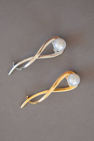 Antoinette Hair Pin: Gold - Pretty by Her- handmade locally in Cambridge, Ontario