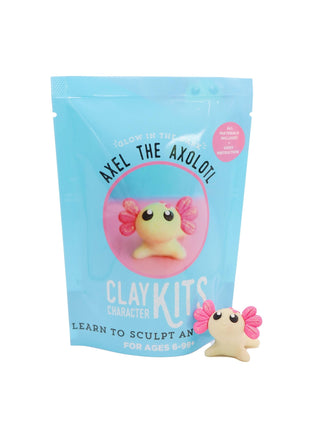 Axel the Axolotl DIY Polymer Clay Kit - Arts & Craft Kit - Pretty by Her- handmade locally in Cambridge, Ontario