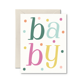 BABY Card - Pretty by Her - handmade locally in Cambridge, Ontario