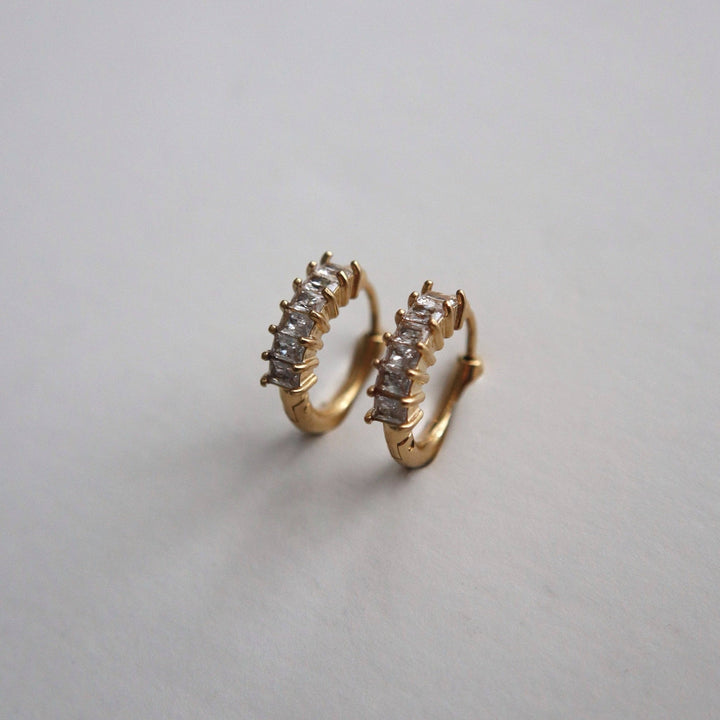 Baguette Hoops - Pretty by Her - handmade locally in Cambridge, Ontario
