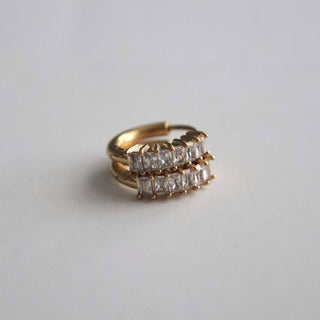 Baguette Hoops - Pretty by Her - handmade locally in Cambridge, Ontario