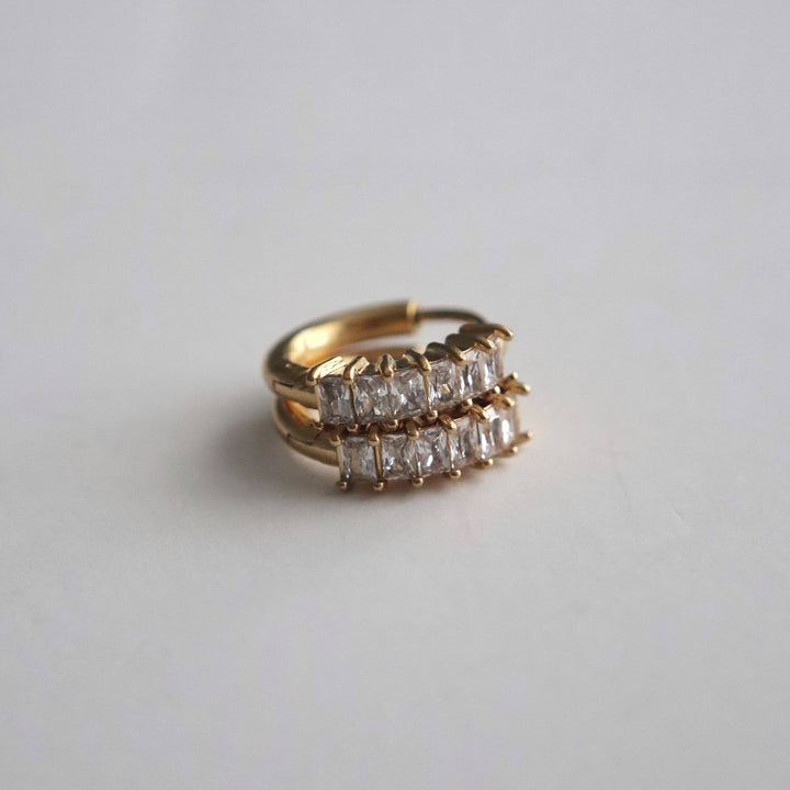 Baguette Hoops - Pretty by Her - handmade locally in Cambridge, Ontario