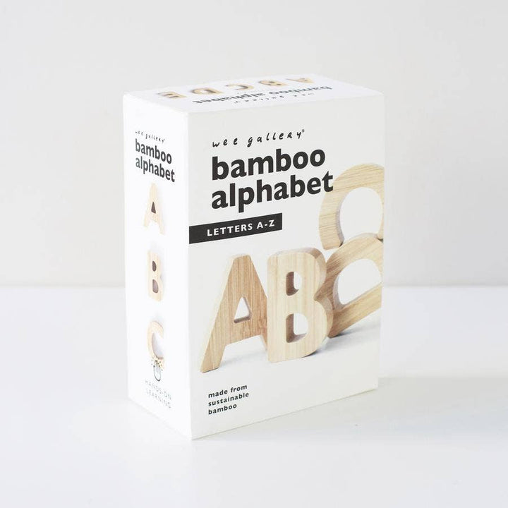 Bamboo Alphabet - Pretty by Her - handmade locally in Cambridge, Ontario