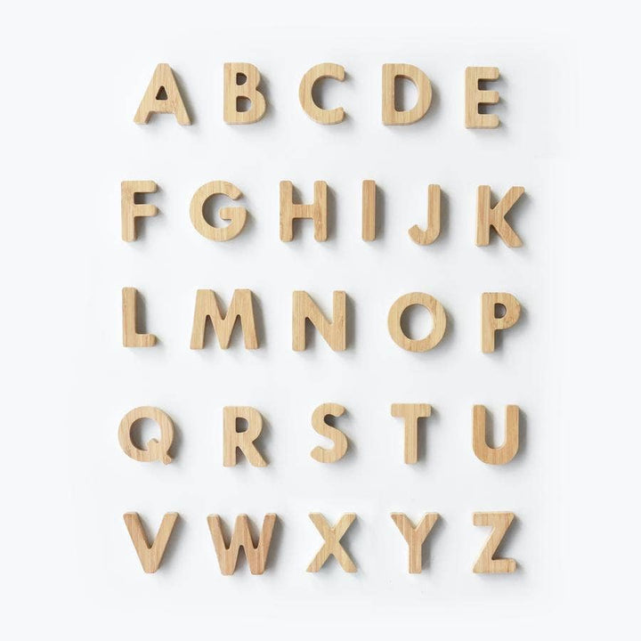 Bamboo Alphabet - Pretty by Her - handmade locally in Cambridge, Ontario