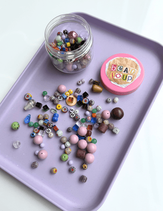 Bead soup - curated vintage beads - Pretty by Her- handmade locally in Cambridge, Ontario
