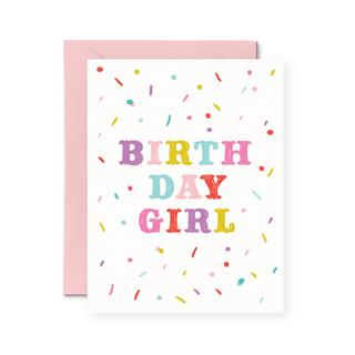 Birthday Girl Card - Pretty by Her - handmade locally in Cambridge, Ontario