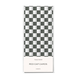 Black Checkers tissue paper: 5 Sheets - Pretty by Her- handmade locally in Cambridge, Ontario