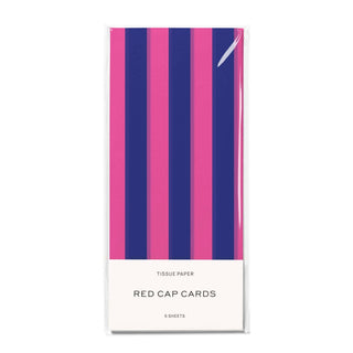 Blue and Pink Stripes tissue paper: 5 Sheets - Pretty by Her- handmade locally in Cambridge, Ontario