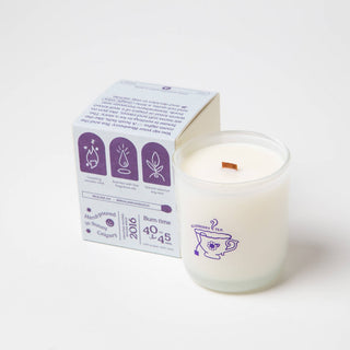 Blueberry Tea - Blueberry, Amber, Vanilla Coconut Soy Candle - Pretty by Her- handmade locally in Cambridge, Ontario