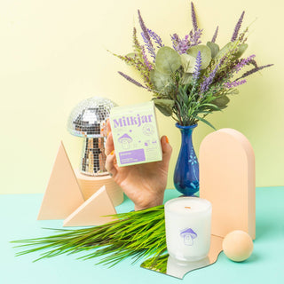Bohemia - Lemongrass, Lavender & Sage Coconut Soy 8oz Candle - Pretty by Her- handmade locally in Cambridge, Ontario
