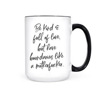 BOUNDARIES MUG - Pretty by Her - handmade locally in Cambridge, Ontario