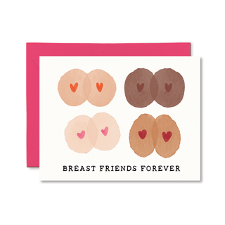 Breast Friends Forever Card - Pretty by Her - handmade locally in Cambridge, Ontario