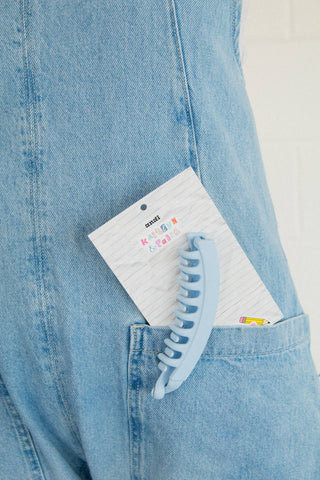 Bright Sky Banana Clip - Pretty by Her- handmade locally in Cambridge, Ontario