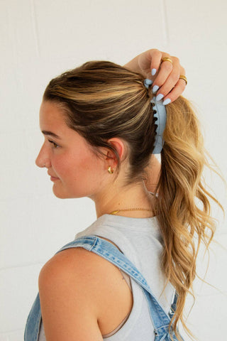 Bright Sky Banana Clip - Pretty by Her- handmade locally in Cambridge, Ontario