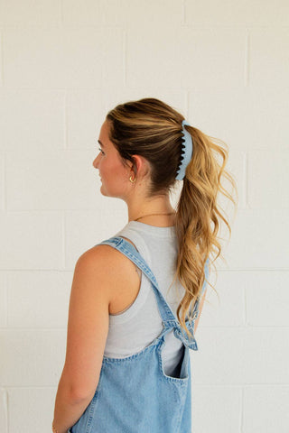 Bright Sky Banana Clip - Pretty by Her- handmade locally in Cambridge, Ontario