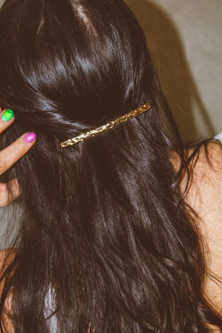 Bumpy Bar Barrette - Pretty by Her- handmade locally in Cambridge, Ontario