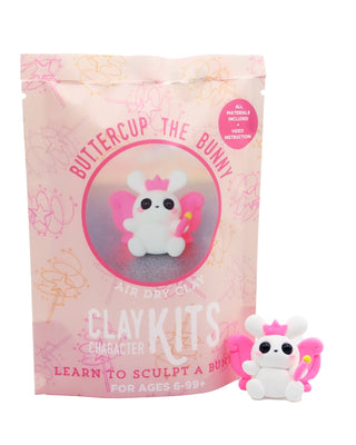 Buttercup the Bunny DIY Air Dry Kit - Craft for Kids & Adult - Pretty by Her- handmade locally in Cambridge, Ontario