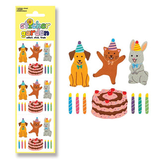 Glossy Birthday Pet Sticker Sheet