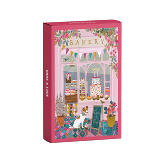 Cake & Love mini puzzle, 99 pieces - Pretty by Her - handmade locally in Cambridge, Ontario