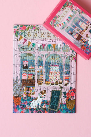 Cake & Love mini puzzle, 99 pieces - Pretty by Her - handmade locally in Cambridge, Ontario