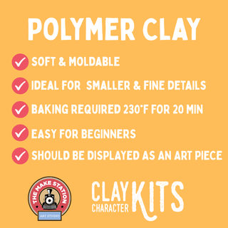 Capybara DIY Polymer Clay Kit | Arts & Craft Kit - Pretty by Her- handmade locally in Cambridge, Ontario