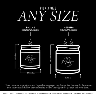 CITRUS & CEDAR SOY CANDLE: 8 oz Single Wick - Pretty by Her- handmade locally in Cambridge, Ontario