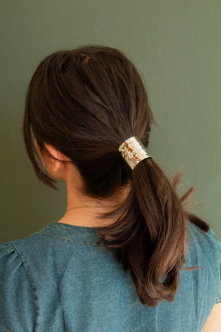 Cleopatra's Ponytail Cuff: Gold - Pretty by Her- handmade locally in Cambridge, Ontario