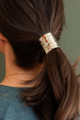 Cleopatra's Ponytail Cuff: Gold - Pretty by Her- handmade locally in Cambridge, Ontario