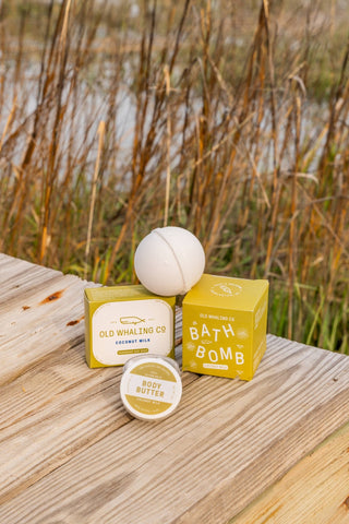 Coconut Milk Bath Bomb - Pretty by Her- handmade locally in Cambridge, Ontario